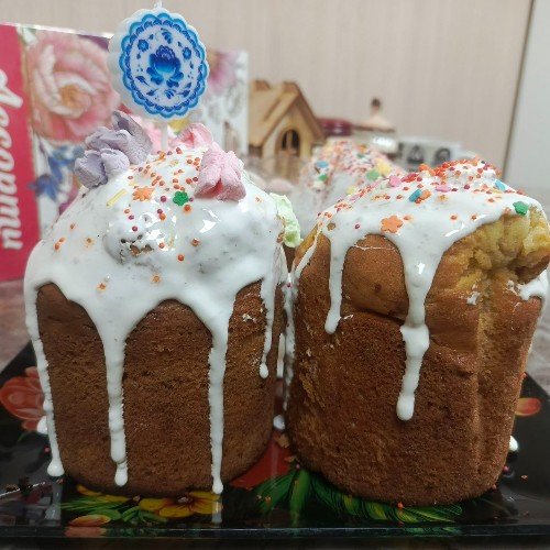 пасхальный кулич из творожного теста