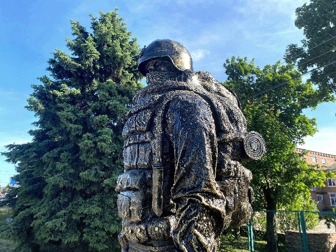 памятник погибшим на СВО, станица Ладожская