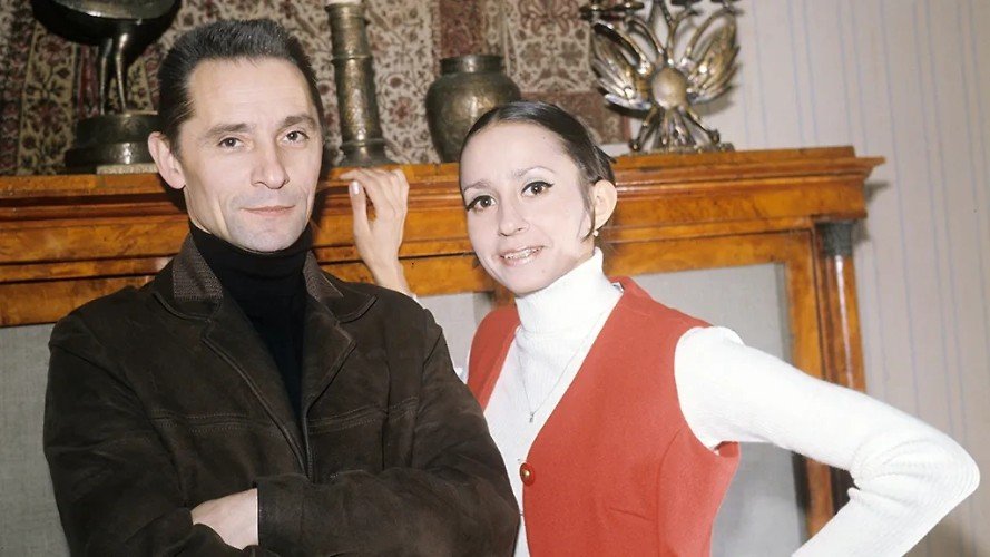 Юрий Григорович с супругой Наталией Бессмертновой
