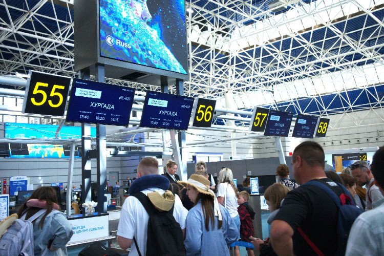 Регистрация на рейс авиакомпании Nesma Airlines Хургада - Сочи