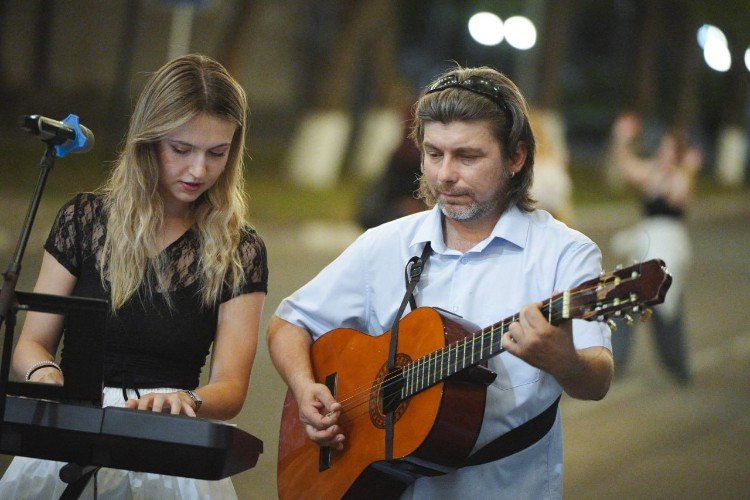 уличные музыканты