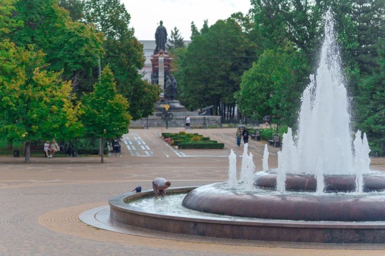 Фонтан в Краснодаре