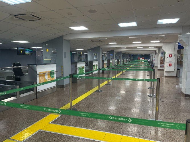 зал аэропорта Краснодар