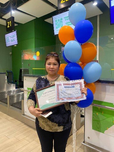 Пассажир с сертификатами