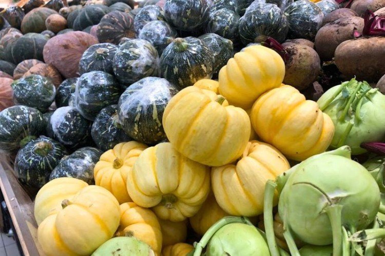 Тыква на прилавке