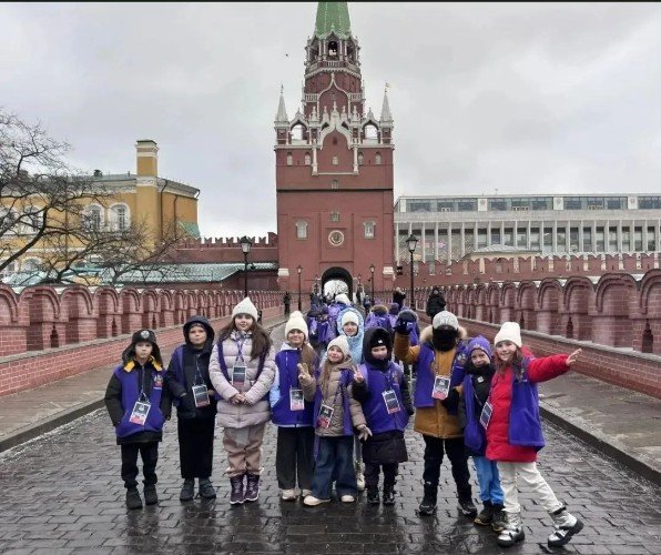 Участники ёлки на территории Кремля