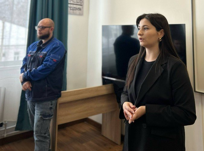 Выступление перед будущими практикантами