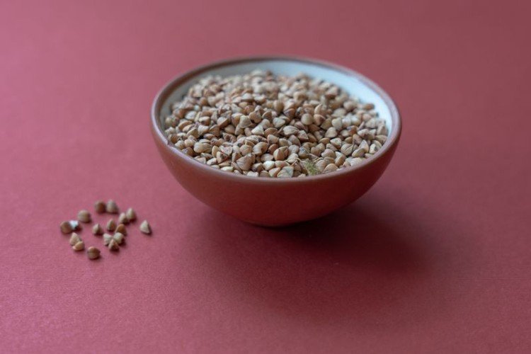 Гречка в тарелке