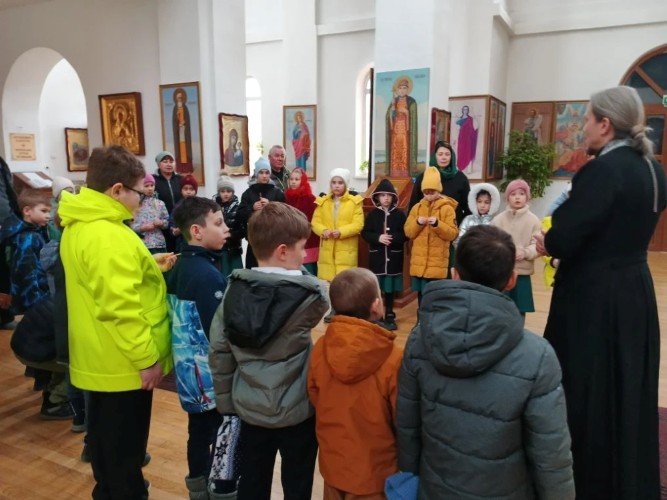 В храме ст. Ладожской