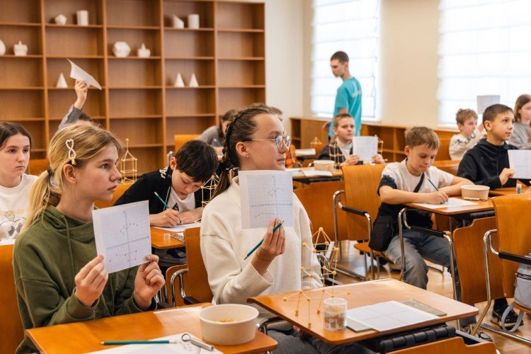 На Дне открытых дверей в Первом Лобачевского