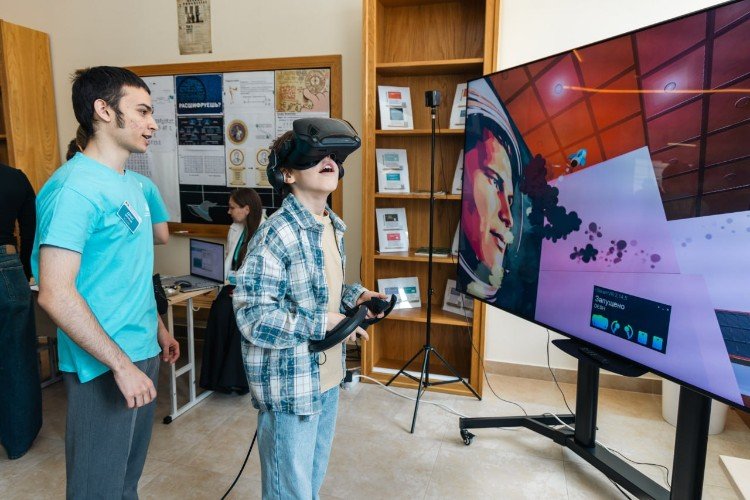 На Дне открытых дверей в Первом Лобачевского