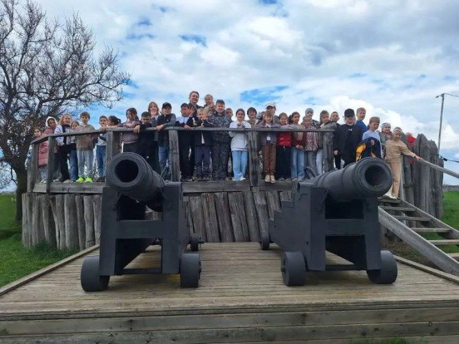 На Усть-Лабинской крепости