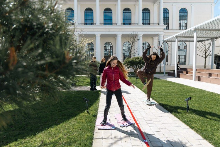 лицеисты на Весёлых стартах