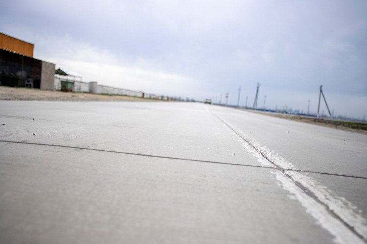 Цементобетонная дорога в Усть-Лабинске