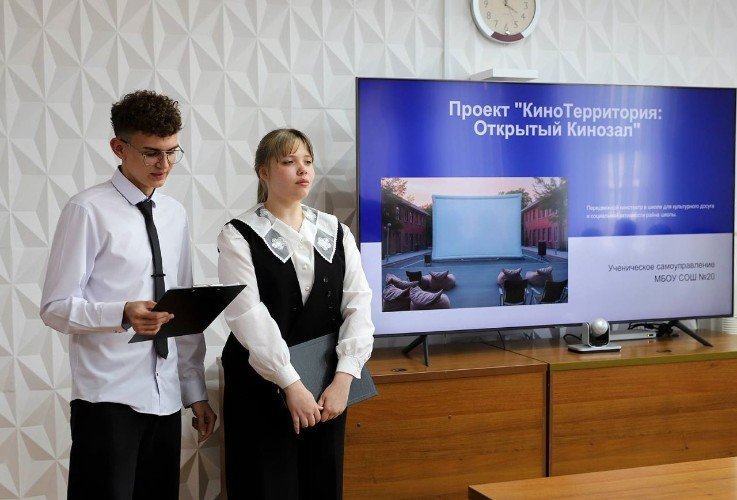 Встреча С.А. Гайнюченко со школьниками Усть-Лабинского района