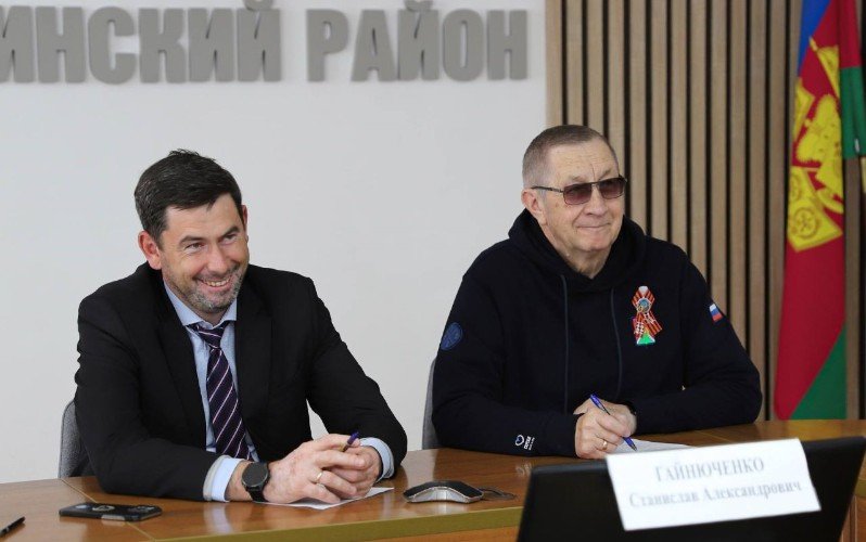 Встреча С.А. Гайнюченко со школьниками Усть-Лабинского района