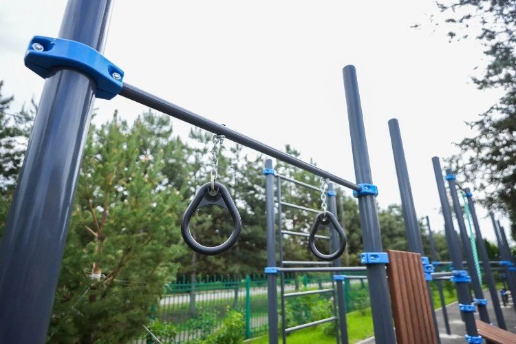 Уличная спортплощадка в детсаду хутора Аргатова