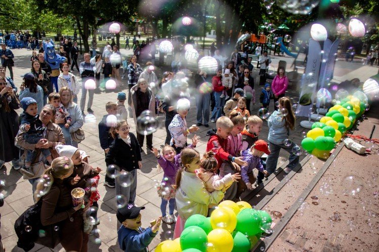 День защиты детей от «Прогресс Агро» в парке г. Усть-Лабинска