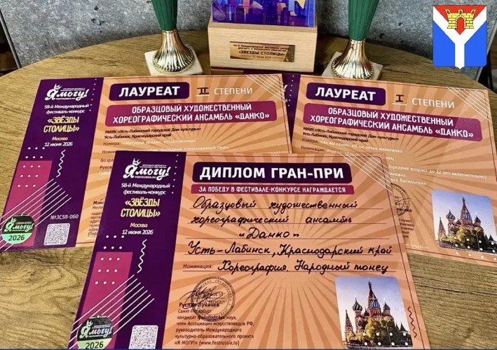 Награды ансамбля «Данко»