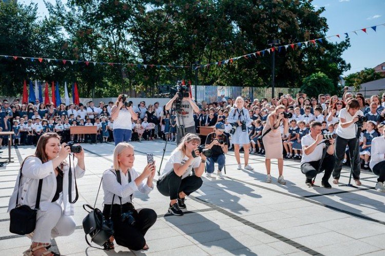 Фотографы на площади