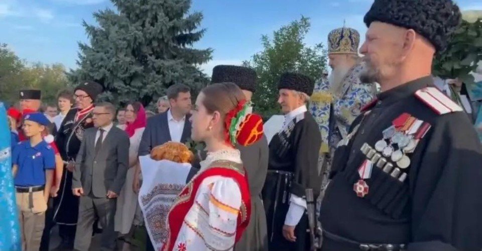 Встреча высоких гостей в ст.Воронежской