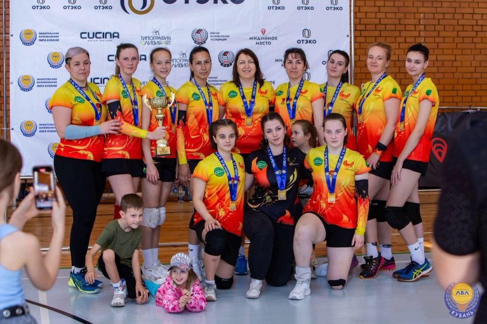 Усть-лабинский «Феникс» победил в краевом чемпионате по волейболу