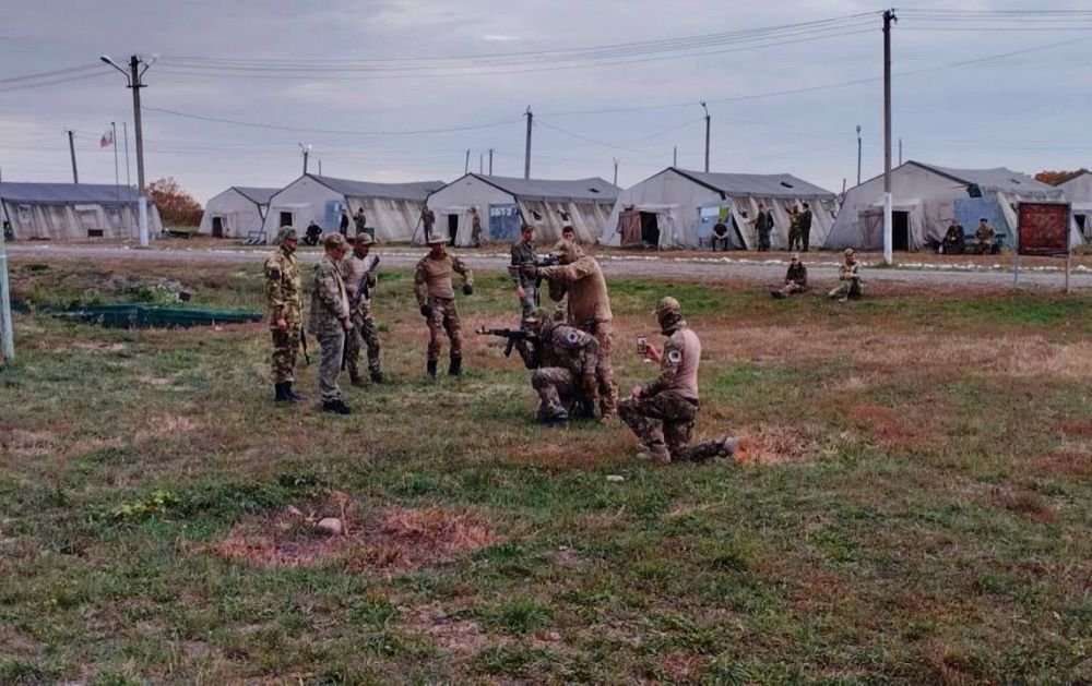 На полигоне в Мостовском районе прошли военно-полевые сборы для казаков