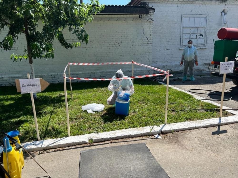 В Усть-Лабинске прошли командно-штабные учения по ликвидации условного очага высокопатогенного гриппа птиц