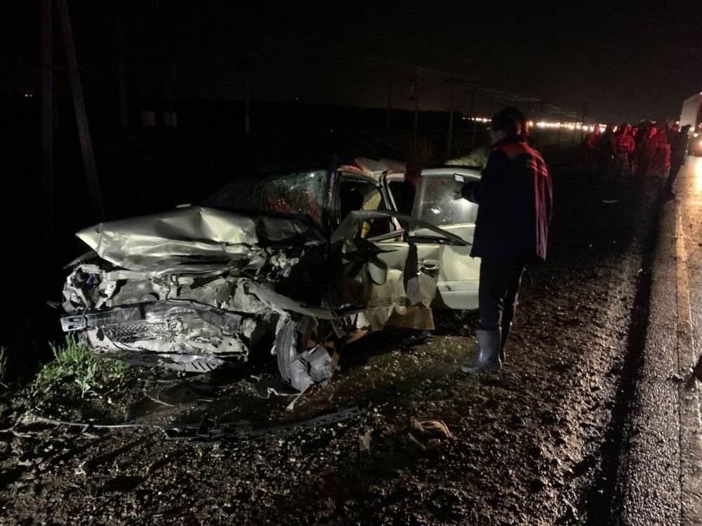 Жертвами массовой аварии в Усть-Лабинском районе стали два человека и четыре получили травмы
