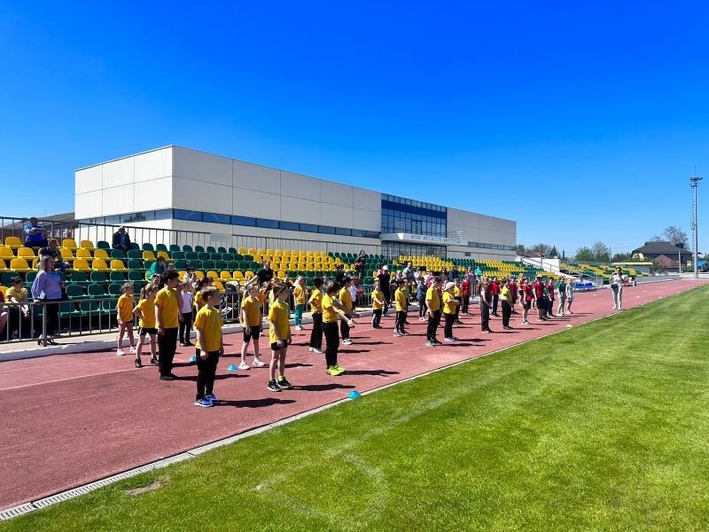 В Усть-Лабинске младшие школьники сдавали нормы ГТО
