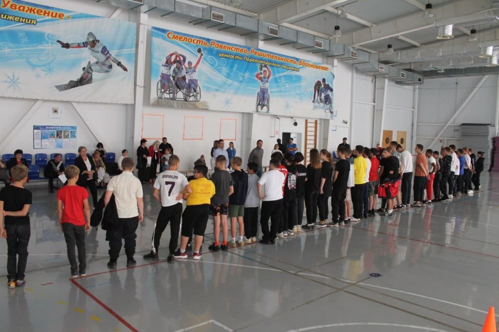 В спорткомплексе "Старт" прошли игры среди несовершеннолетних состоящих на всех видах профилактического учёта