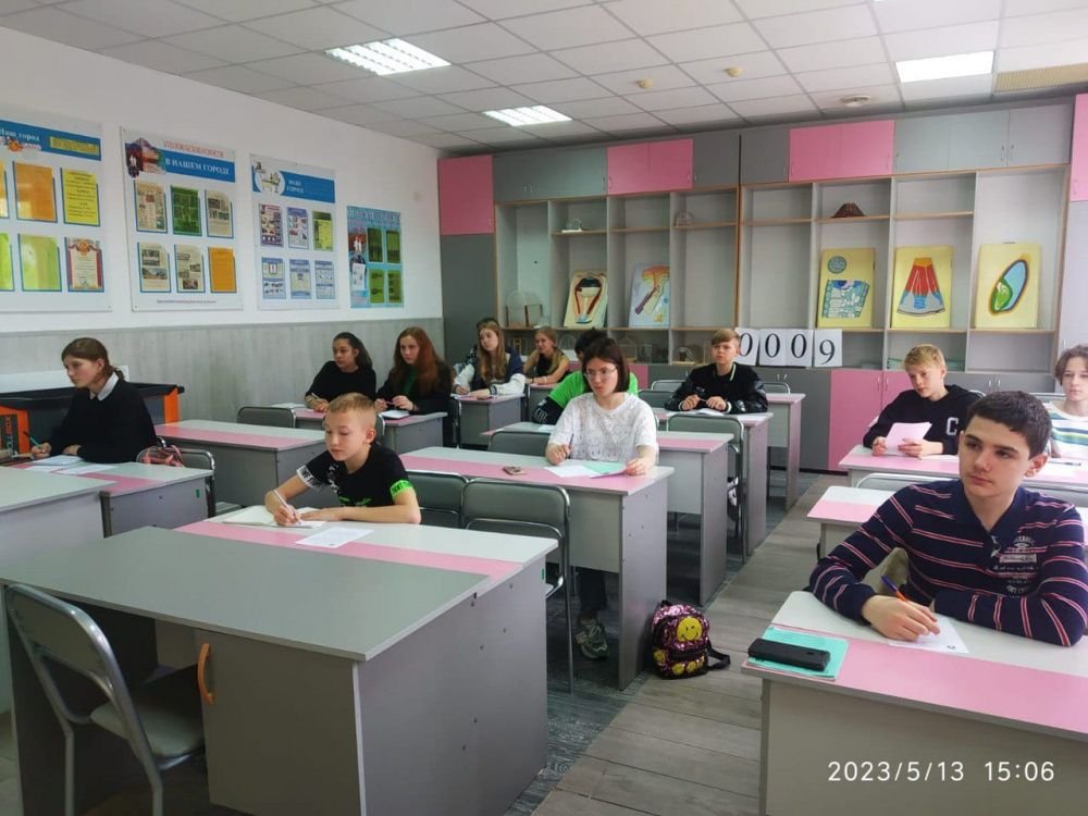 Ученики Первой математической школы Усть-Лабинска готовятся к итоговым экзаменам