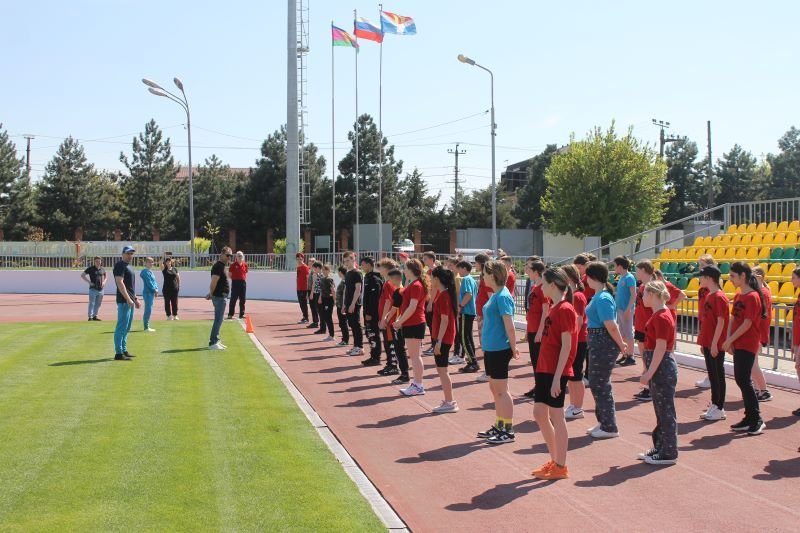 Усть-лабинские юнармейцы сдали нормативы ГТО