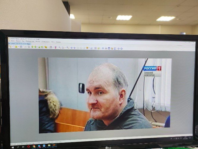 Москвин в зале суда