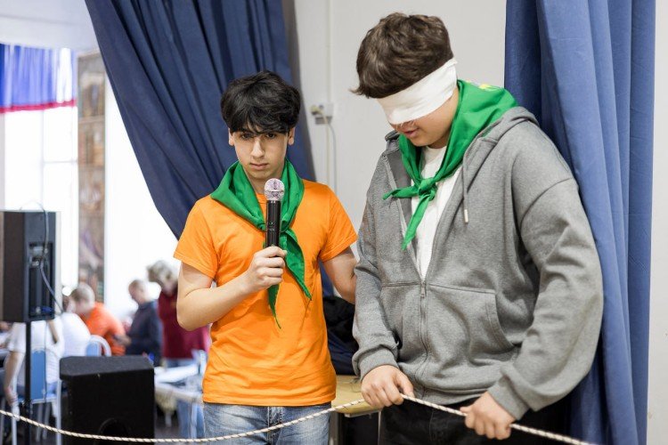 В процессе обучения