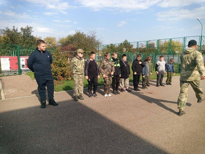 Занятия по строевой подготовке