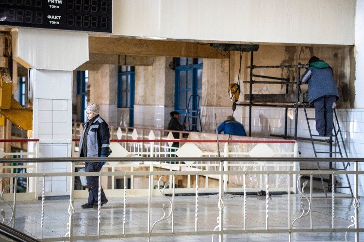 Подготовка к новому сезону на сахарном заводе