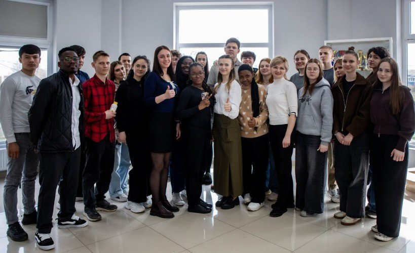 Фото студентов КубГАУ на память об экскурсии