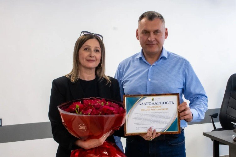Юрист Оксана Силакова и генеральный директор «Прогресс Агро» Денис Серпицкий