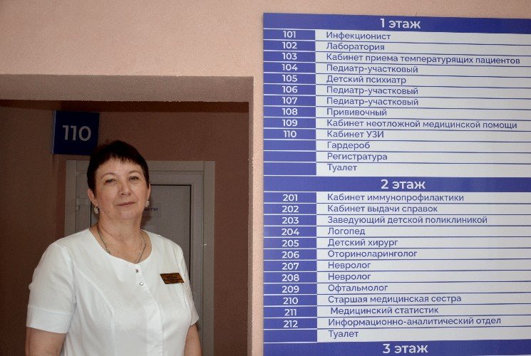 Елена Шумская, заведующая детской поликлиникой в Усть-Лабинске