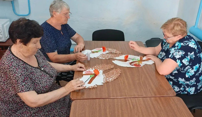 Пенсионеры на мастер-классе