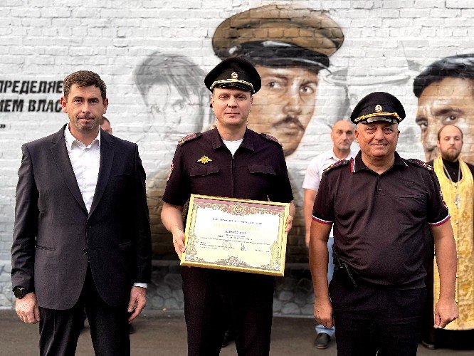 Станислав Гайнюченко, Григорий Щербина, Евгений Кузнецов (слева направо)