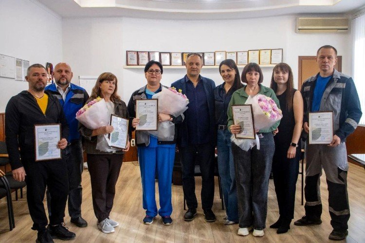 Награждение сотрудников сахарного завода «Свобода»