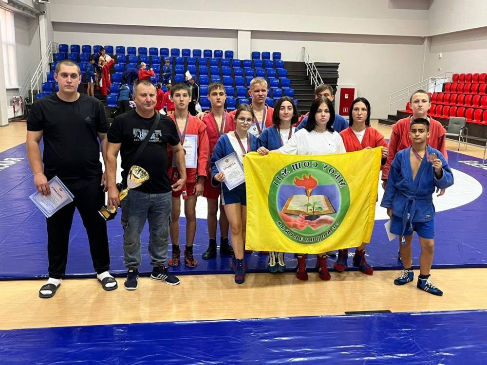 Зональный этап соревнований "Школьная лига самбо" прошёл в станице Динской.