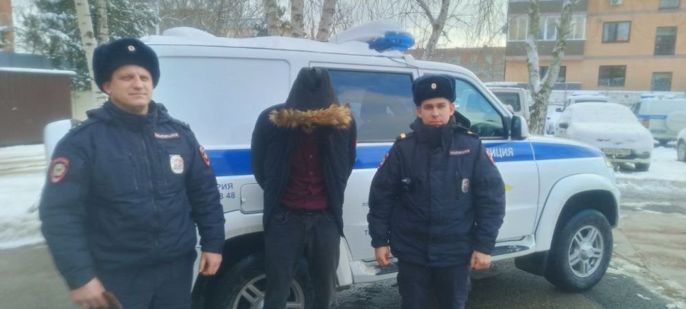 Подозреваемый, предположительно совершивший преступление, был пойман!