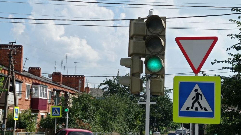 В международный День светофора в Усть-Лабинске техника работала исправно