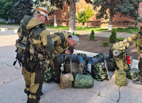 Усть-Лабинские казаки отправились на Украину для участия в специальной военной операции