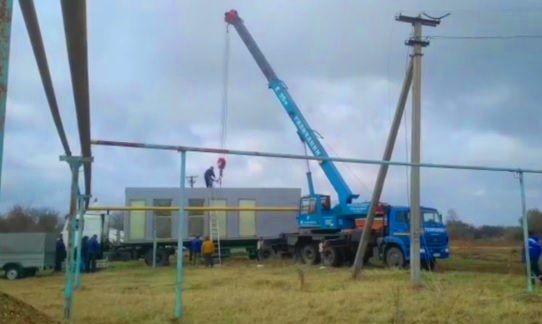 В хутор Согласный привезли модули для будущего ФАПа