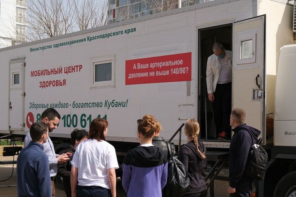 Мобильный центр «Маршрут здоровья» работает на Кубани