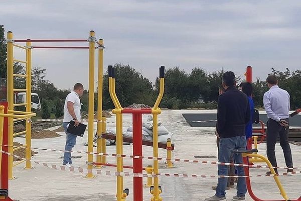 Уличные тренажеры установили в хуторе Александровском